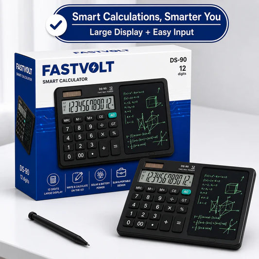 FastVolt™ - 2 In 1 Calculator & Writing Pad