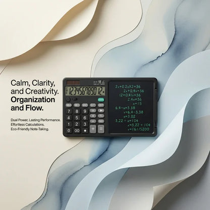 FastVolt™ - 2 In 1 Calculator & Writing Pad